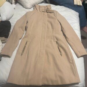 Stradivarius Beige wool coat